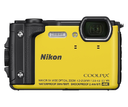 Aparat Nikon APARAT FOT NIKON W300 Żółty zestaw Holiday z plecakiem wodoo